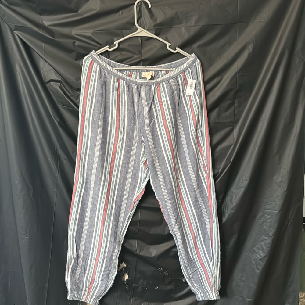 Striped pants from the Love brand of Gap, super comfy and relaxing!